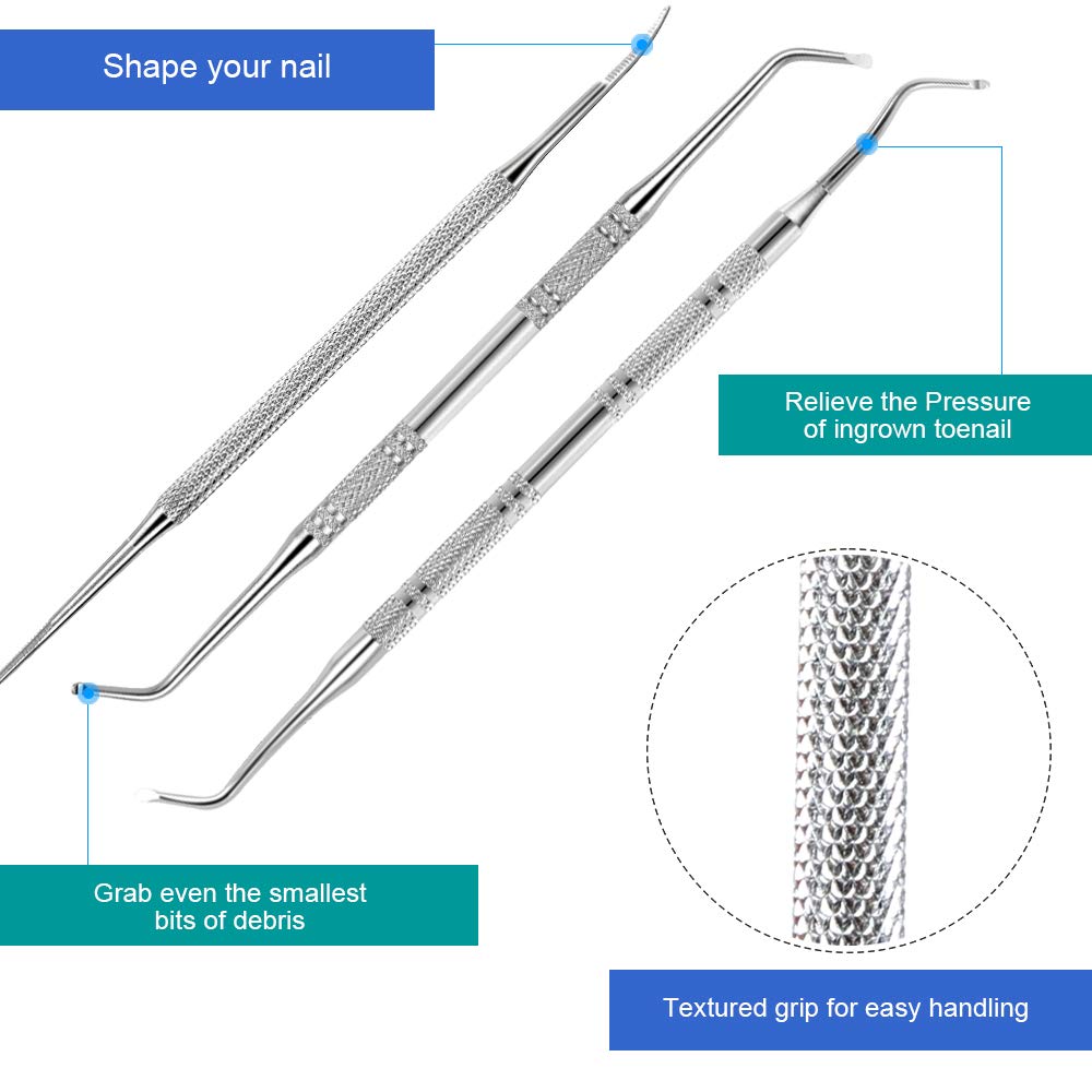 Stainless Steel Ingrown Toenail Treatment Pack