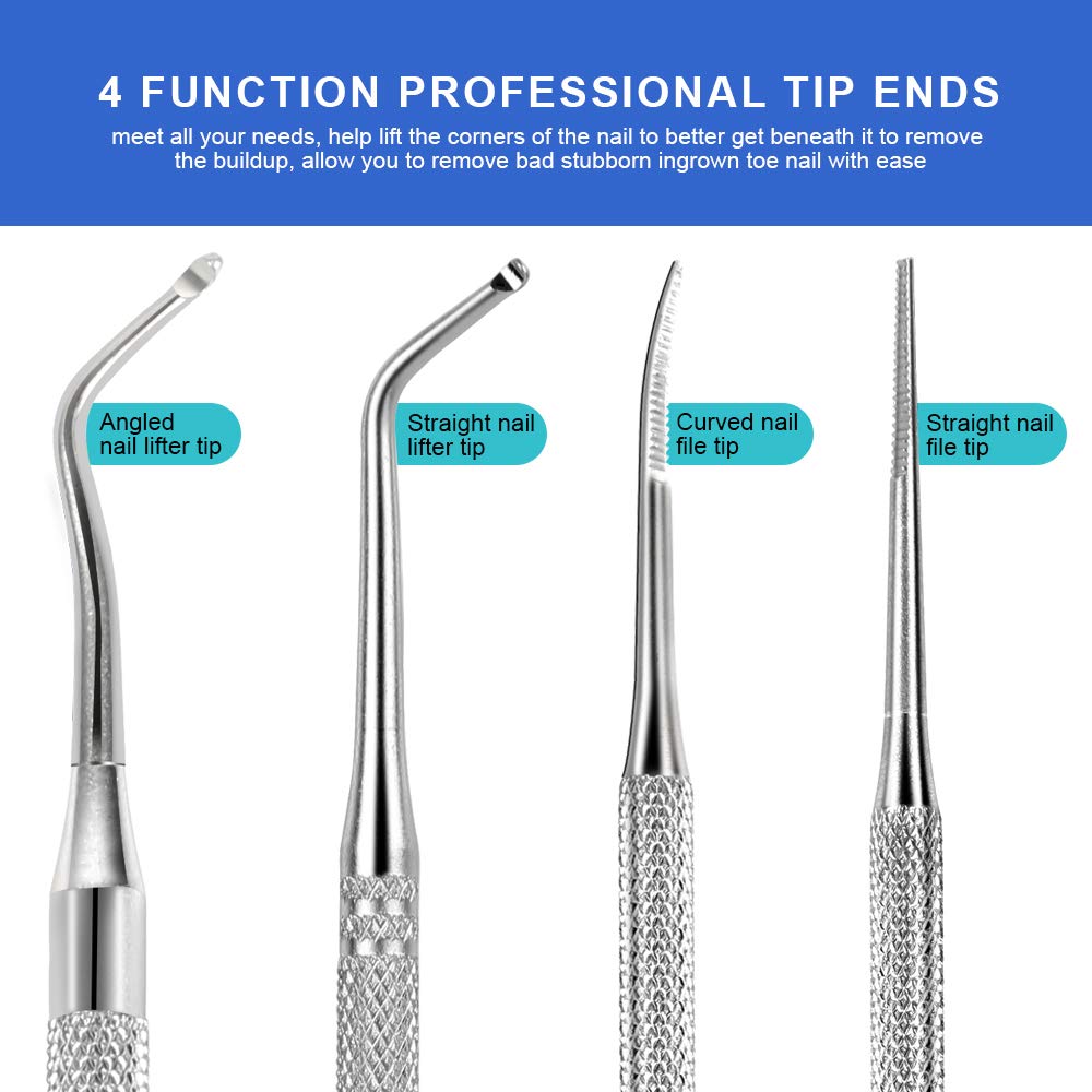 Stainless Steel Ingrown Toenail Treatment Pack