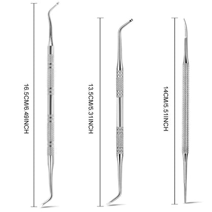 Stainless Steel Ingrown Toenail Treatment Pack
